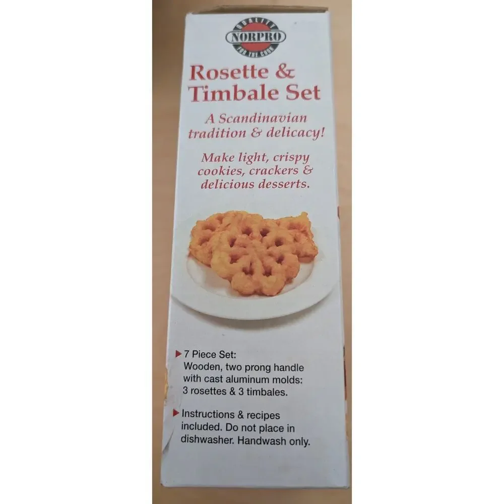 💧NIB Norpro Rosette & Timbale Set